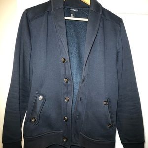 Navy cardigan